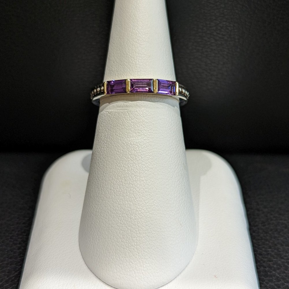LAGOS Amethyst Stacking Ring